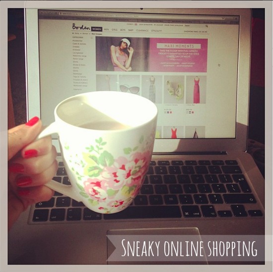 Shopping online at Boden