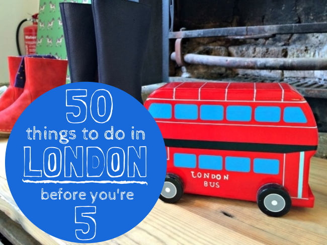 50 fun things to do with an under 5 in London