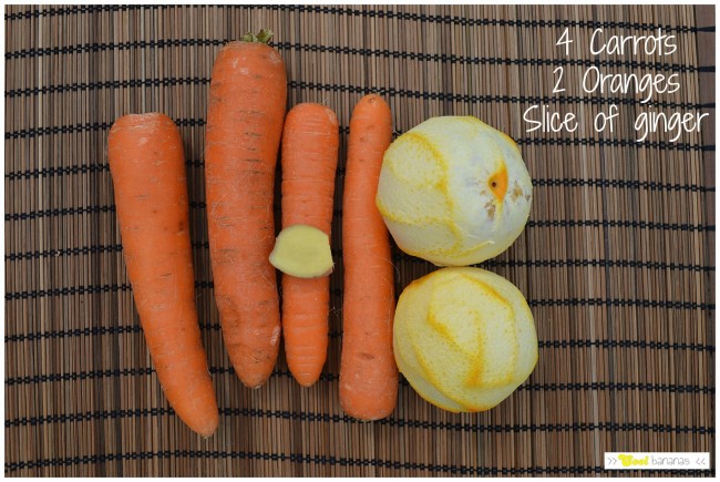 Carrot, orange and ginger