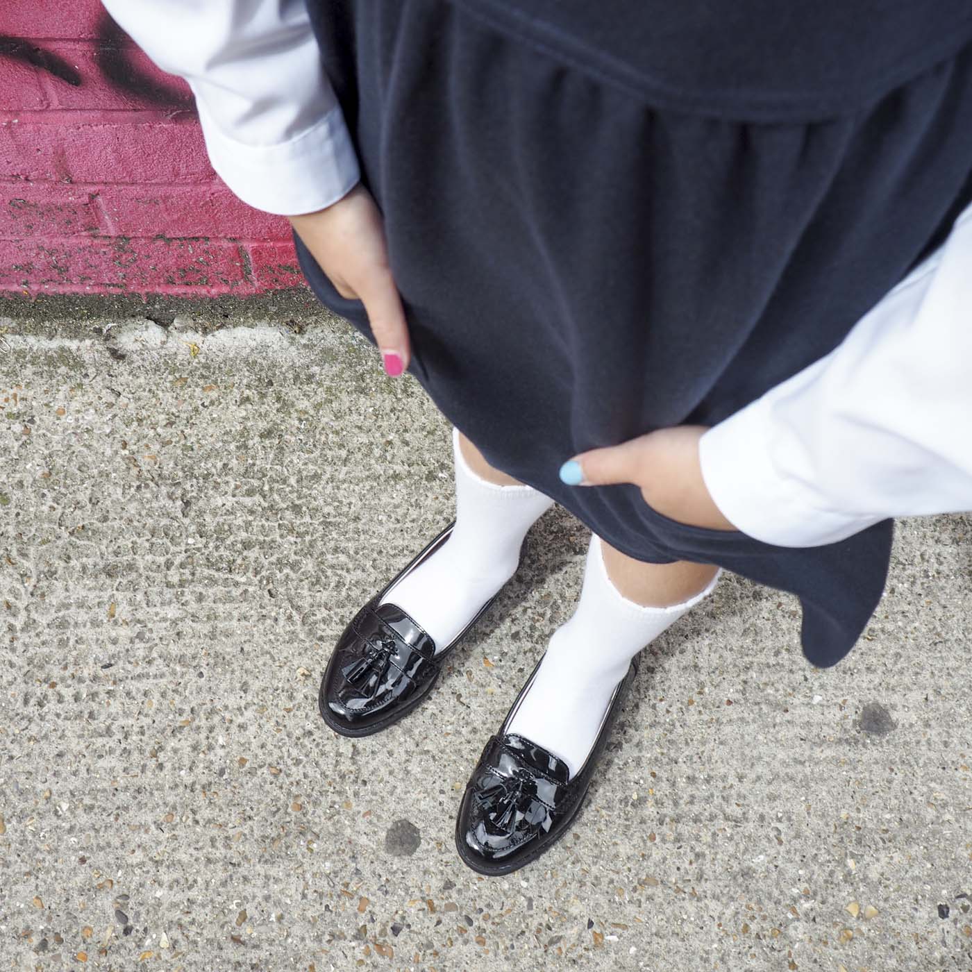 school uniform loafers